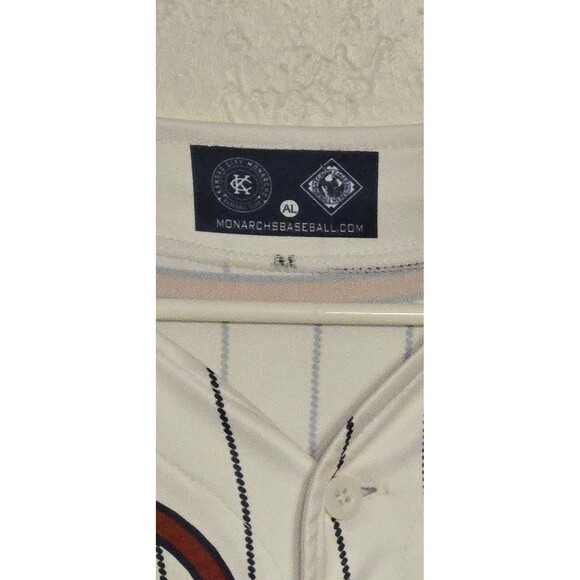 Jersey KANSAS CITY MONARCHS men's no size tag fits like a size Large - Picture 2 of 5
